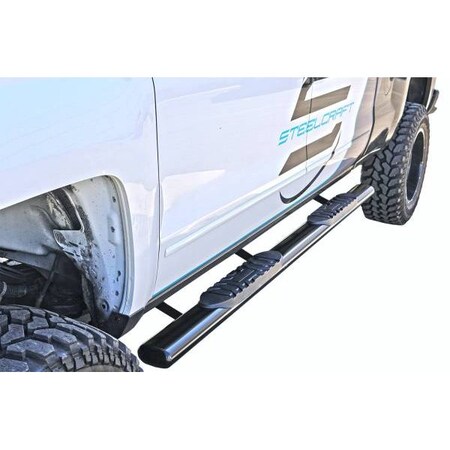 Steelcraft Automotive 09-16 RAM 1500/2500/3500 CREW 5IN OVAL SIDE BARS BLK 423309B